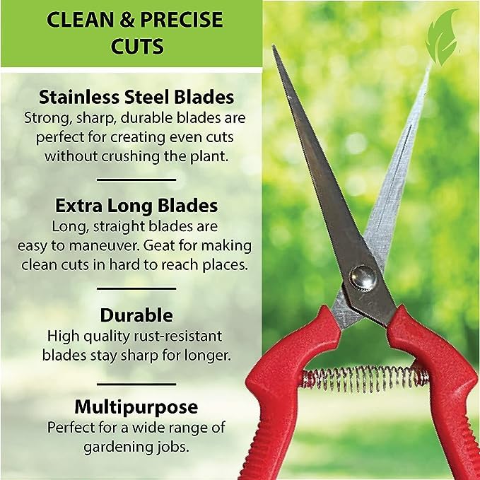 Amazon.com : Garden Guru Extra Long Stainless Steel Pruner Pruning